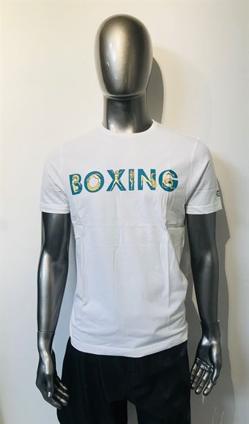 Boxing t-shirt Naked woman fra Green Hill i hvid